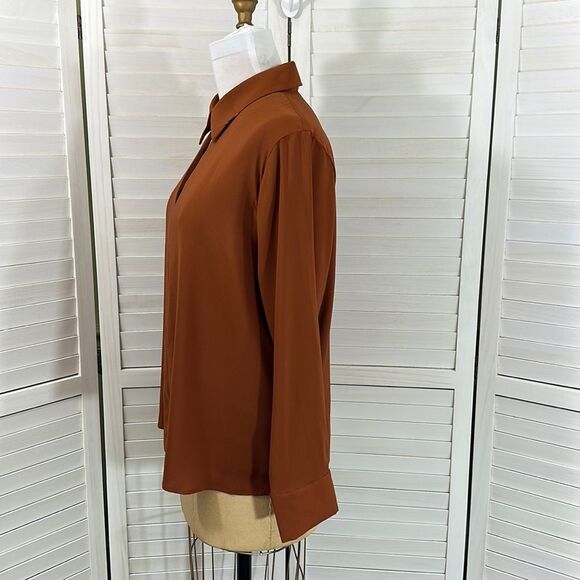 Banana Republic Essential Collared Blouse Size XL * - Picture 5 of 11